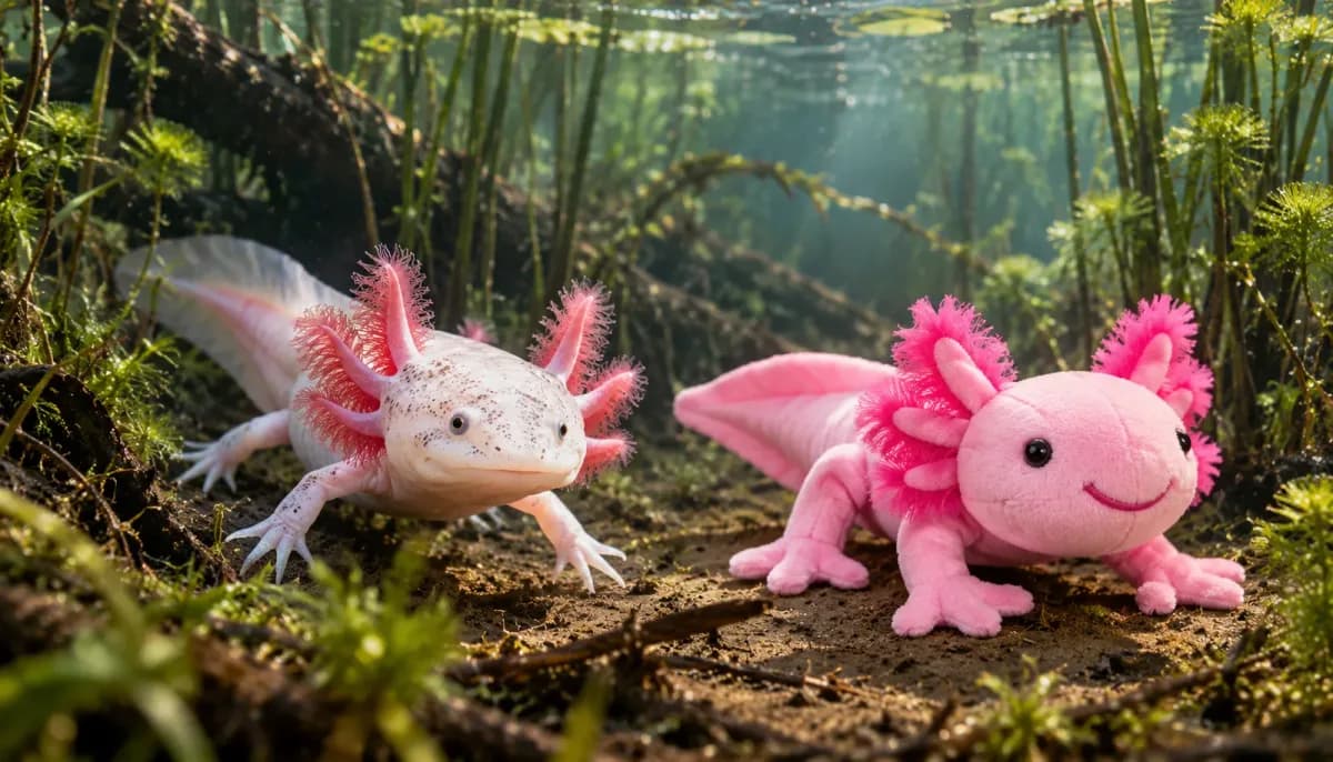 The axolotl plush