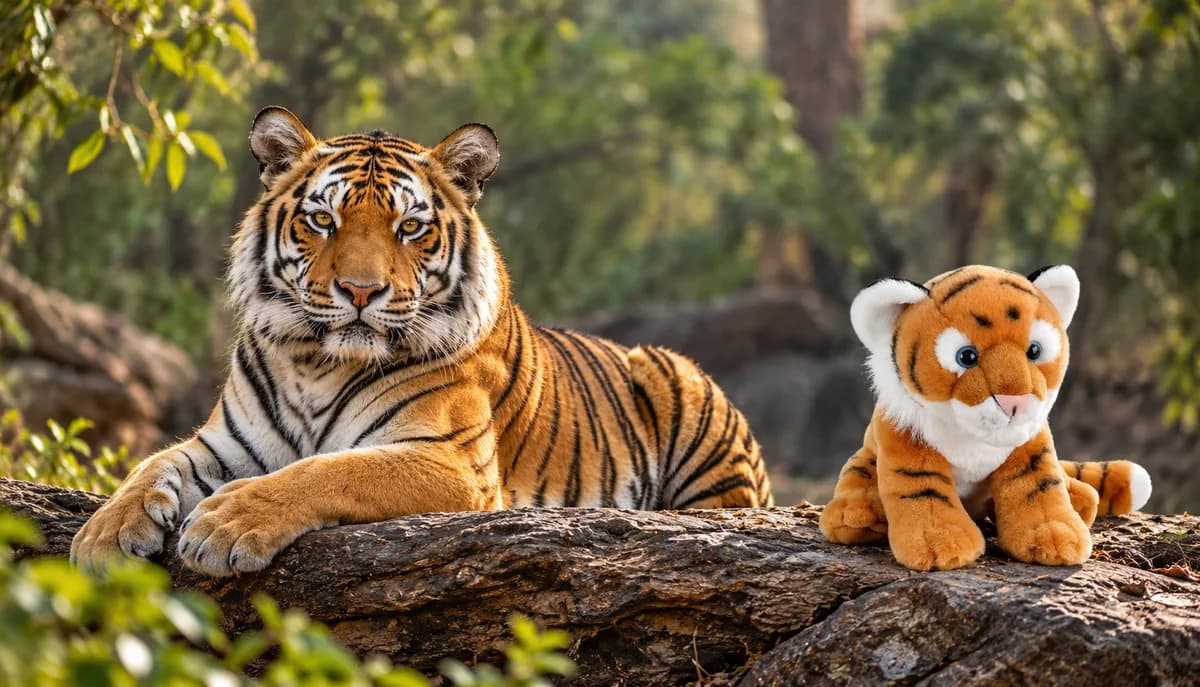 The tiger plush